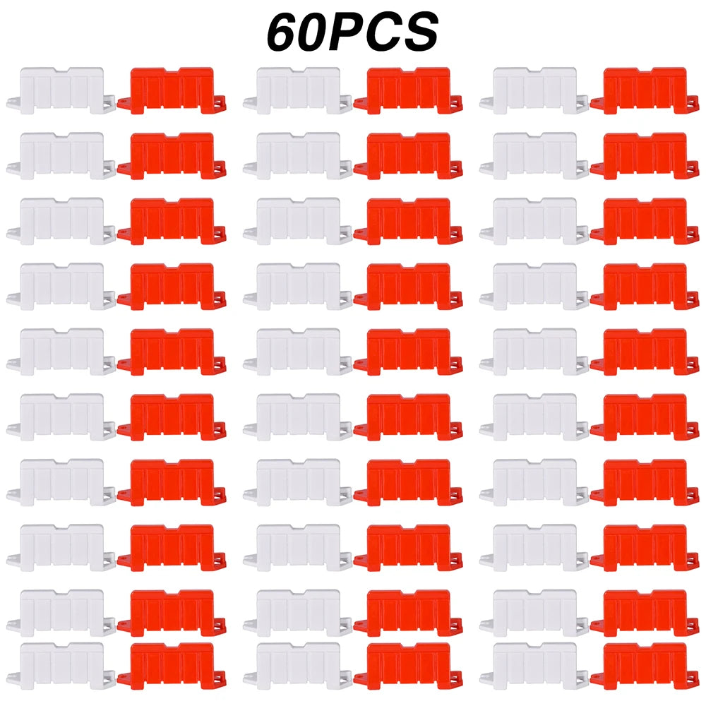 9IMOD 20/60/100pcs RC Car Drift Race Road Barrier Traffic Fence For Various Creating Realistic Racing Tracks Drift Fields Part