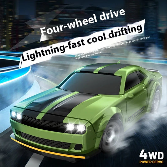 1/64 Mini RC Desktop RC Car Full Scale 4WD Drift Car Desktop Racing Model Ornament Boy RC Car