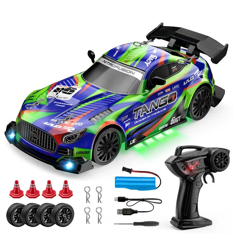 1/24 RC Drift Cars 2.4G 4WD Remote Control Racing Car Children Toys Car Replaceable tires High Speed Drift Race Vehicle Supercar
