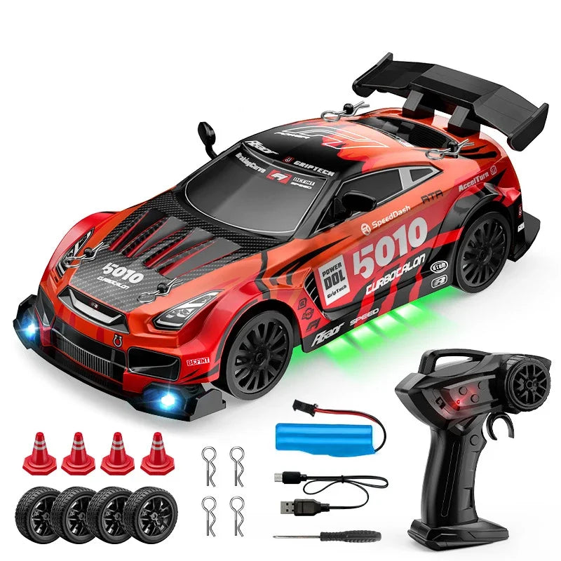 1/24 RC Drift Cars 2.4G 4WD Remote Control Racing Car Children Toys Car Replaceable tires High Speed Drift Race Vehicle Supercar