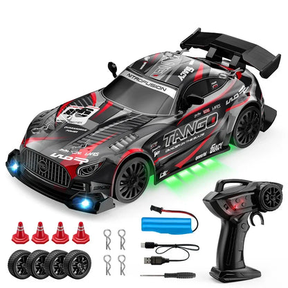 1/24 RC Drift Cars 2.4G 4WD Remote Control Racing Car Children Toys Car Replaceable tires High Speed Drift Race Vehicle Supercar
