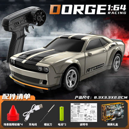 RC Drift Car 1/64 Mini Rc Car 4x4 Full Proportion Control 15KM/H High-Speed Vehicle Mini RTR Racing Model Boy Toy Gift