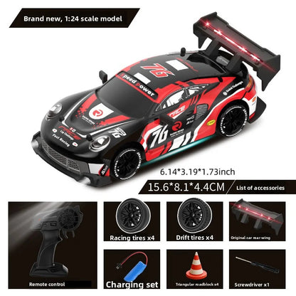 1:24 RC drift vehicle 4WD High Speed  Racing Cars 2.4G Controlled Vehicle Model Toy Gift for Kids Adults