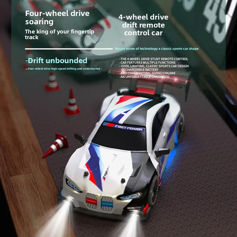 1:24 RC drift vehicle 4WD High Speed  Racing Cars 2.4G Controlled Vehicle Model Toy Gift for Kids Adults