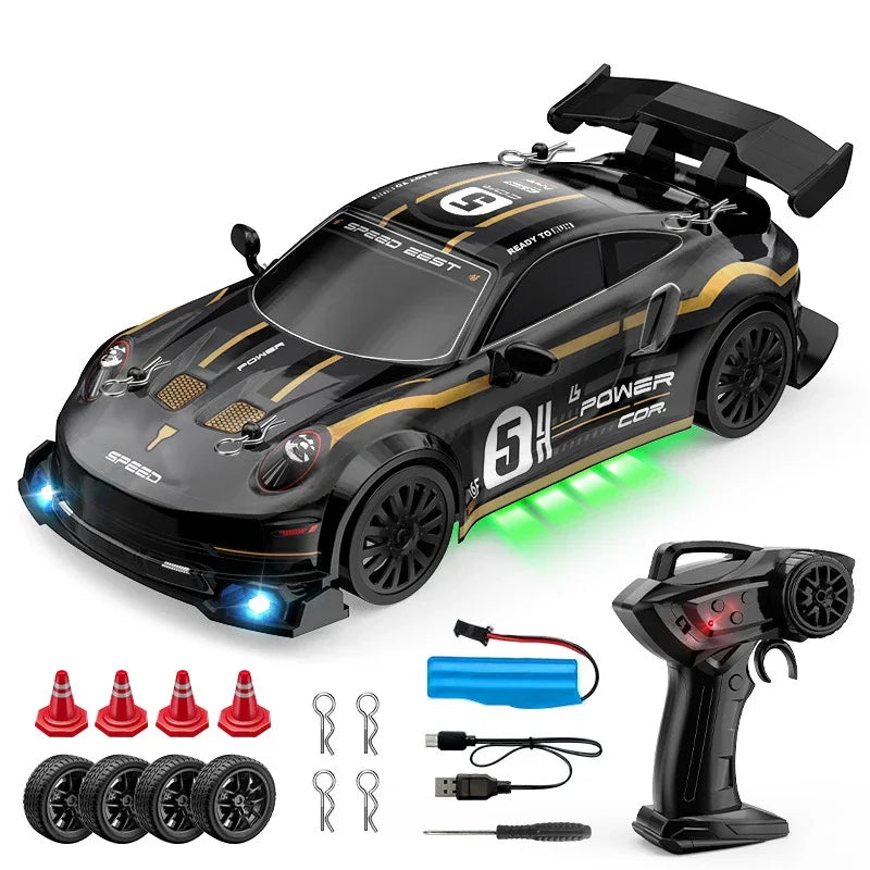 1/24 RC Drift Cars 2.4G 4WD Remote Control Racing Car Children Toys Car Replaceable tires High Speed Drift Race Vehicle Supercar