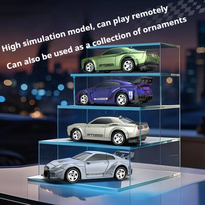 RC Drift Car 1/64 Mini Rc Car 4x4 Full Proportion Control 15KM/H High-Speed Vehicle Mini RTR Racing Model Boy Toy Gift