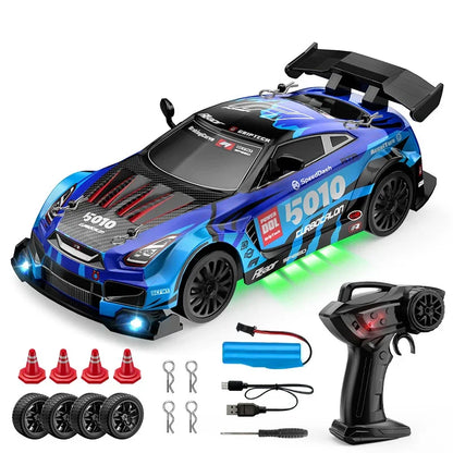 1/24 RC Drift Cars 2.4G 4WD Remote Control Racing Car Children Toys Car Replaceable tires High Speed Drift Race Vehicle Supercar