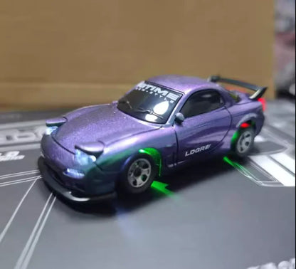 New 1:64 Mini Desktop Simulation Rc High-Speed Remote Control Car 2.4g Pocket Four-Wheel Drive Drift Remote Control Toy Boy Gift