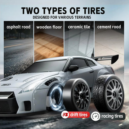 RC Drift Cars 1:24 Remote Control Car 4WD Drift RC Cars Vehicle 20km/h High Speed Racing RC Drifting Car Gifts Toy for Boys Kids