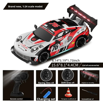1:24 RC drift vehicle 4WD High Speed  Racing Cars 2.4G Controlled Vehicle Model Toy Gift for Kids Adults