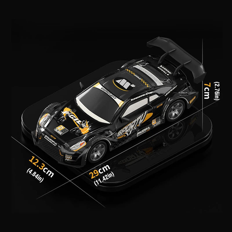 RC Drift Car 1:16 Remote Control Vehicle Wireless RC High Speed Racing Cars with LED Lights and Drift Tires for Birthday Xmas