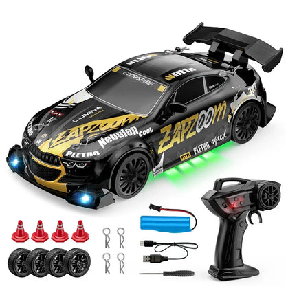 1/24 RC Drift Cars 2.4G 4WD Remote Control Racing Car Children Toys Car Replaceable tires High Speed Drift Race Vehicle Supercar