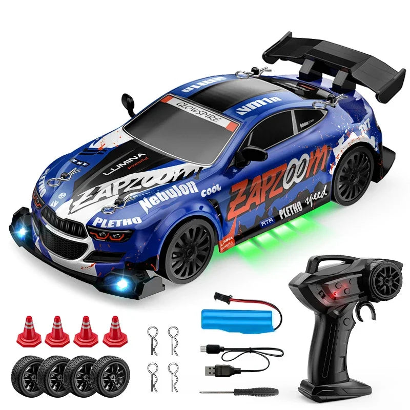 1/24 RC Drift Cars 2.4G 4WD Remote Control Racing Car Children Toys Car Replaceable tires High Speed Drift Race Vehicle Supercar